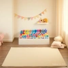 Six-in-one magnetic fishing board, English letter and number shaped column, traffic magnetic fishing matching, baby early education wooden toy details Picture
